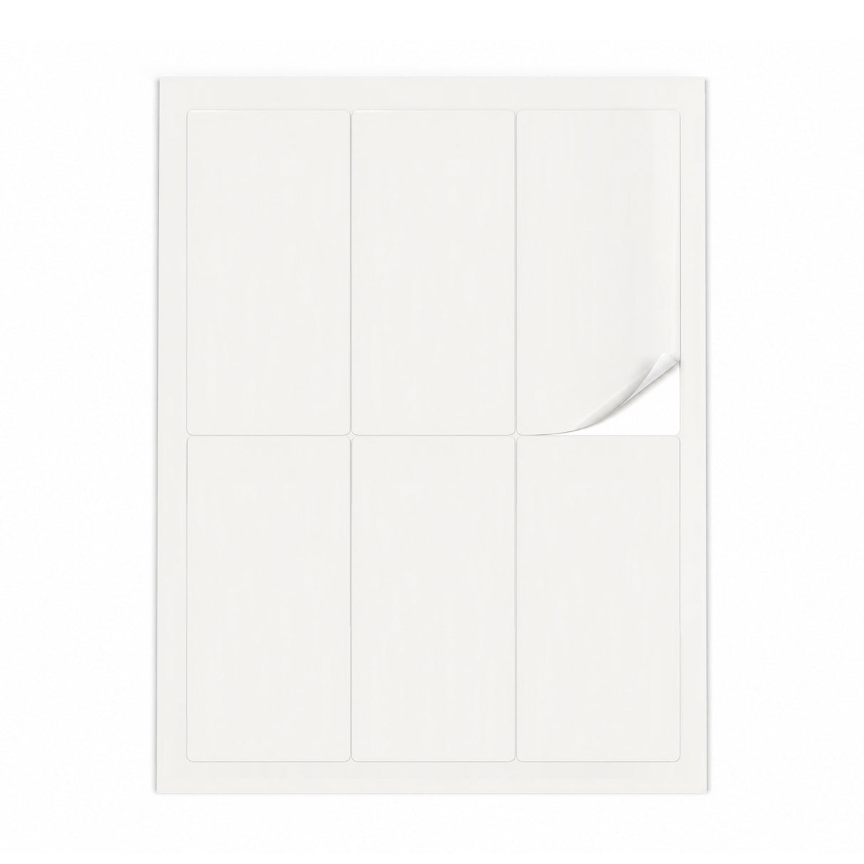 Packs de etiquetas blancas ML - 100 hojas