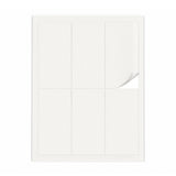 Packs de etiquetas blancas ML - 100 hojas