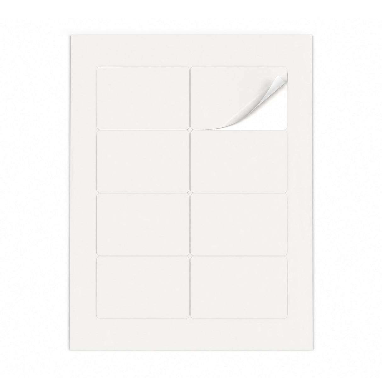 Packs de etiquetas blancas ML - 100 hojas