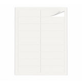Packs de etiquetas blancas S - 100 hojas
