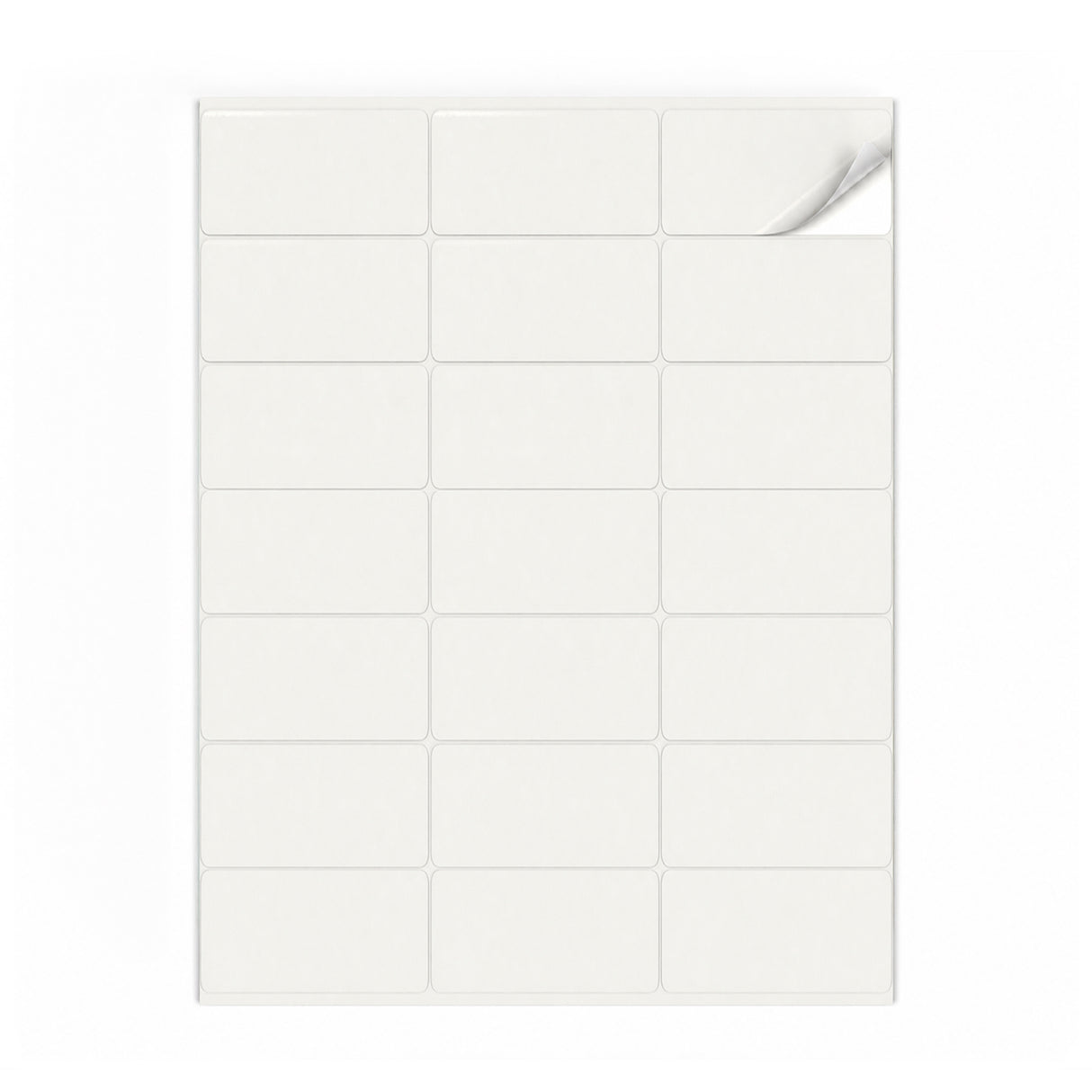 Packs de etiquetas blancas S - 100 hojas