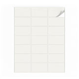 Packs de etiquetas blancas S - 100 hojas