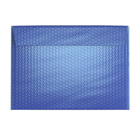 Metallic Finish Bubble Bag Mailers Blue 235 x 325 mm