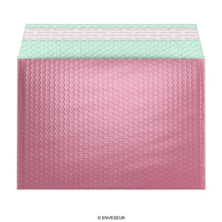 Bolsas acolchadas con burbujas metalizadas brillantes