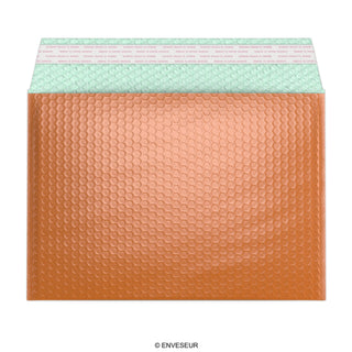 Bolsas acolchadas con burbujas metalizadas brillantes