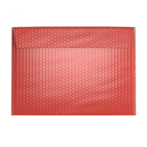 Metallic Finish Bubble Bag Mailers Red 235 x 325 mm