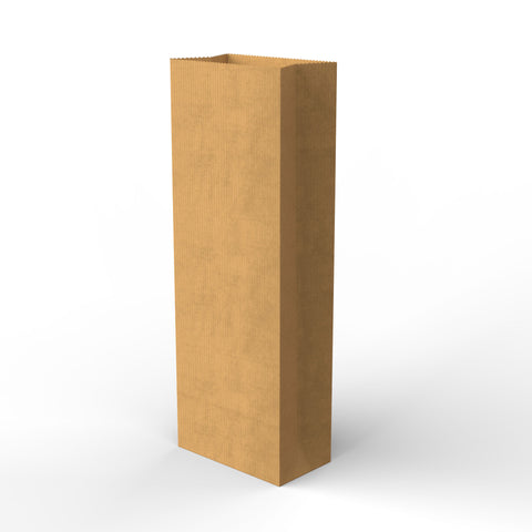 Paper Kraft Food Bags Manila 290 x 103 x 57 mm Plain