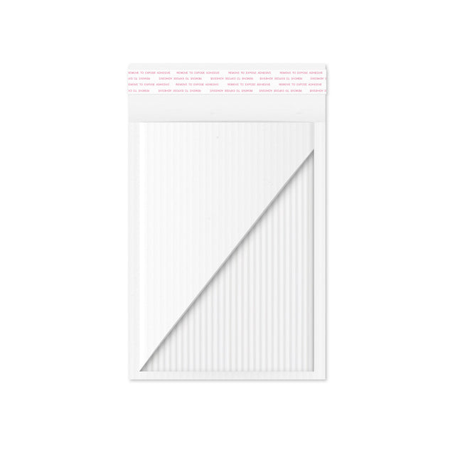 Corrugated Bag Mailers White 215 x 150 mm