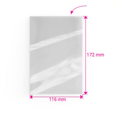 Bolsas de celofán sin cierre