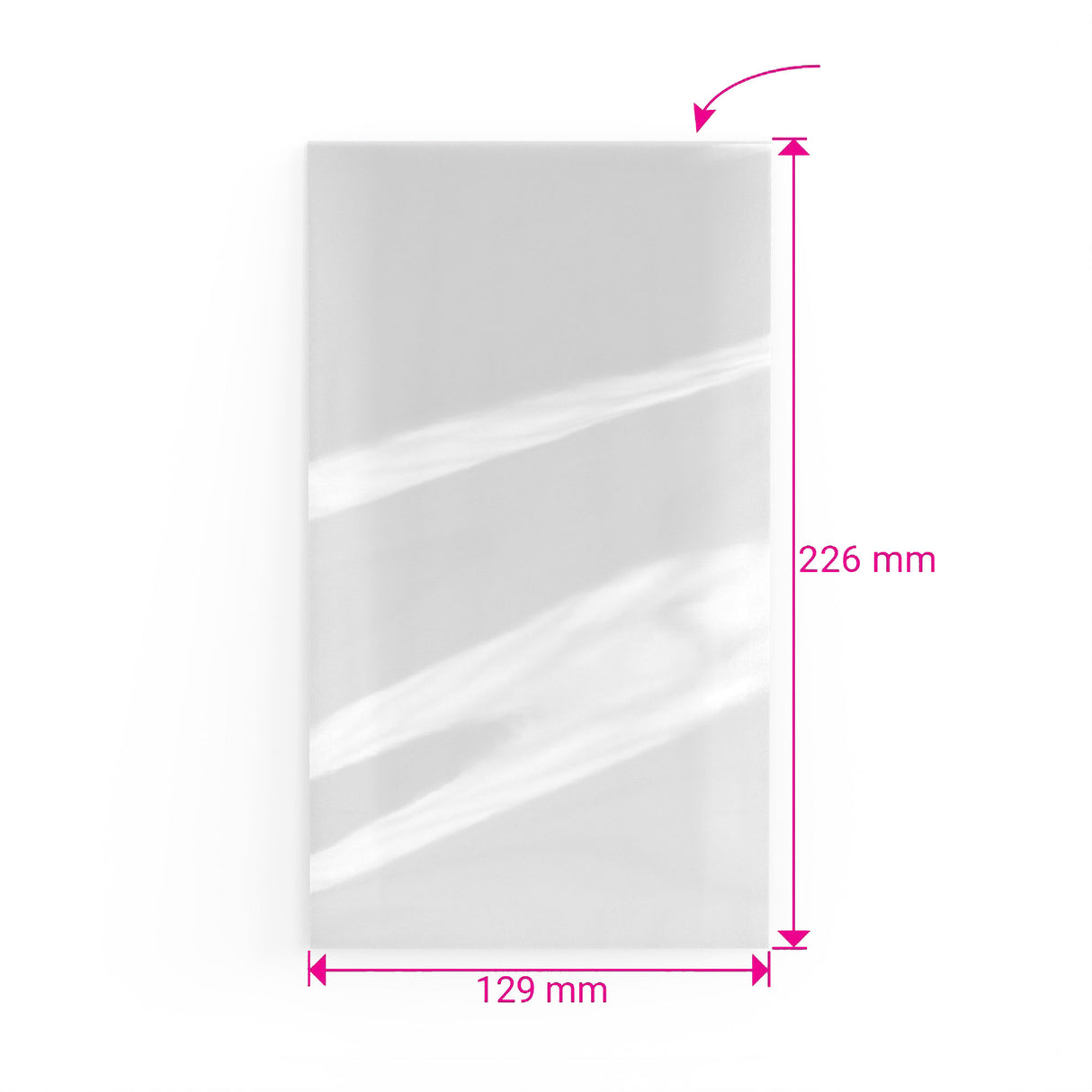 Bolsas celofán sin cierre