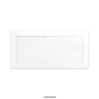 Sobre blanco con ventana panorámica de 110x220 mm (DL)