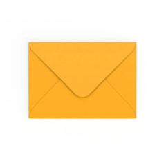 Sobre amarillo mostaza de 125x175 mm