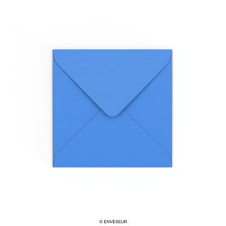 Sobre azul de 130x130 mm