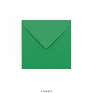 Sobre verde oscuro de 130x130 mm