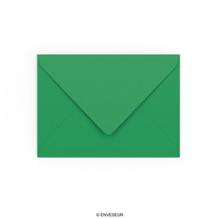 Sobre verde oscuro de 133x184 mm