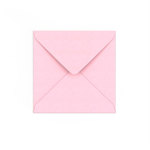 Pink Gummed V-Flap Envelope (140 x 140mm)