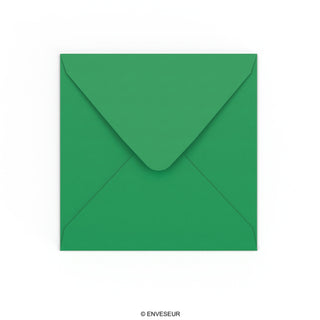 Sobre verde oscuro de 155x155 mm