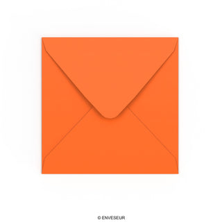 Sobre naranja de 155 x 155 mm