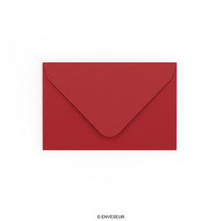 Sobre rojo oscuro de 65x94 mm