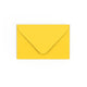 Mid Yellow Gummed V-Flap Envelope (65 x 94mm)