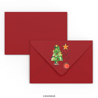 Sobre navideño Árbol de Navidad