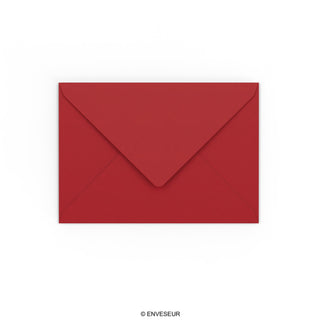 Sobre rojo oscuro de 114x162 mm (C6)