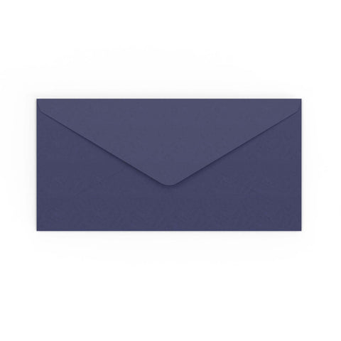DL Dark Blue Gummed V-Flap Envelope (110 x 220mm)