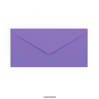 Sobre morado de 110x220 mm (DL)