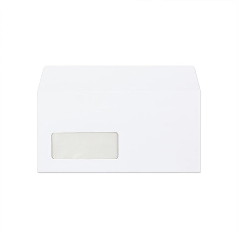 Sobre blanco con ventanilla de 110x220 mm (DL)