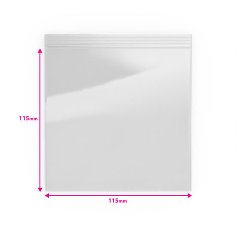 Bolsas de plástico transparente con cierre zip