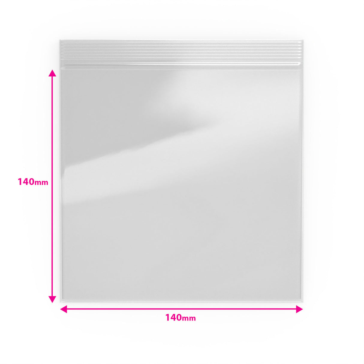 Bolsas de plástico transparente con cierre zip