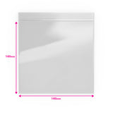 Bolsas de plástico transparente con cierre zip