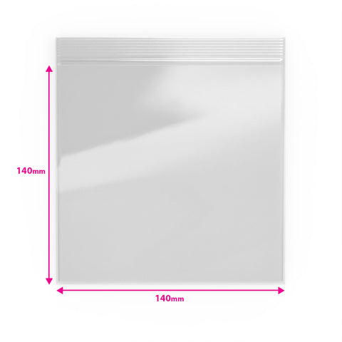 Bolsas de plástico transparente con cierre zip