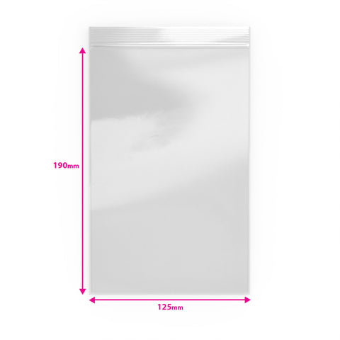 Bolsas de plástico transparente con cierre zip