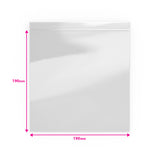 Bolsas de plástico transparente con cierre zip