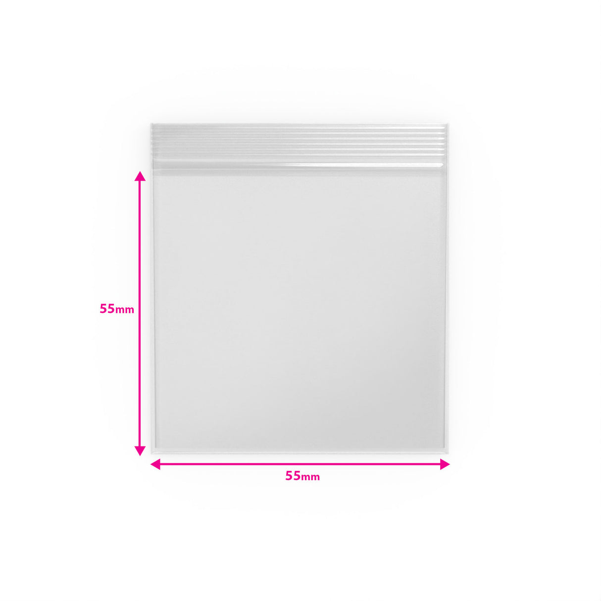 Bolsas de plástico transparente con cierre zip