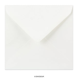 Sobre blanco verjurado de 155x155 mm