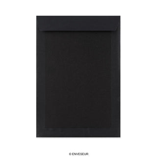 Sobre Negro con Dorso de Cartón 324x229 mm (C4) 550gr