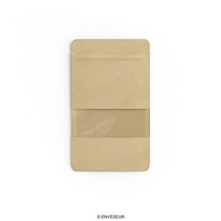 Bolsa alimentarias Doypack con ventana