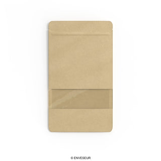 Bolsa alimentarias Doypack con ventana