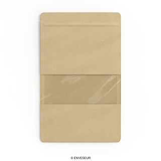 Bolsa alimentarias Doypack con ventana