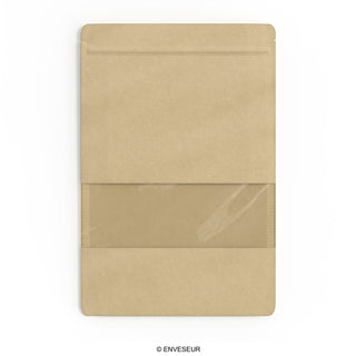 Bolsa alimentarias Doypack con ventana