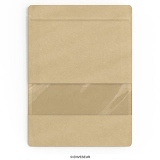 Bolsa alimentarias Doypack con ventana