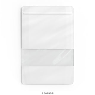 Bolsa alimentarias Doypack con ventana
