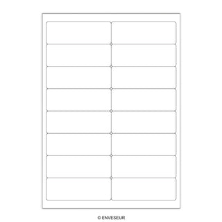 Etiquetas adhesivas blancas y transparentes