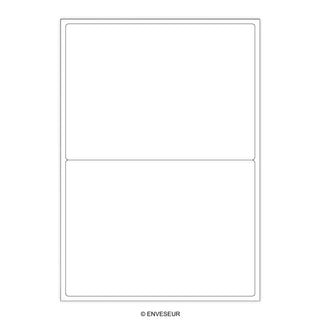 Etiquetas adhesivas blancas y transparentes