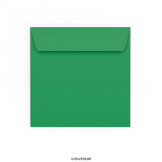 Sobre verde oscuro de 155x155 mm