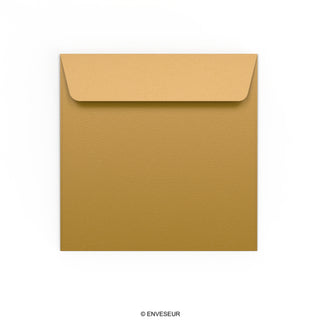 Sobre dorado de 155x155 mm