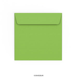 Sobre verde claro de 155x155 mm