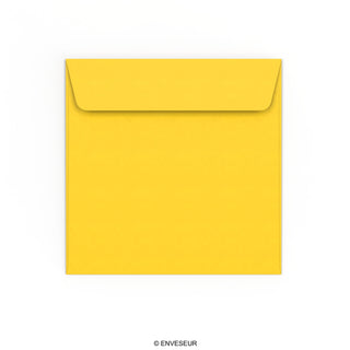 Sobre amarillo de 155x155 mm